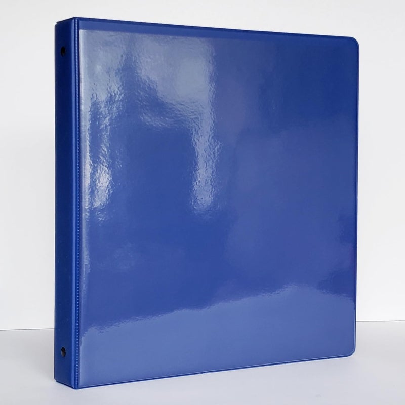 Nancy Nikko Easel Ring Binders - Flip Over The top Style Platform Construction. (Royal Blue, 11" X 8 1/2" Sheet Size Bound on 11" Side) - Image 1